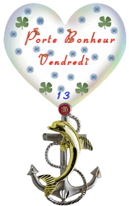Gif animé porte bonheur vendredi 